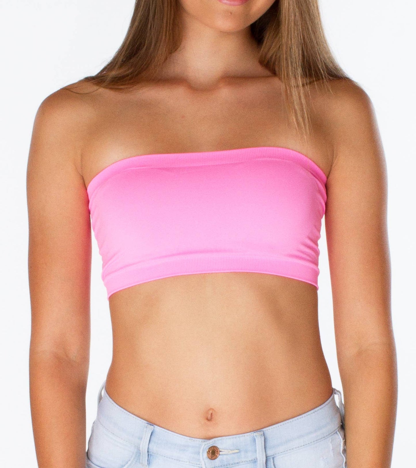 Seamless Bandeau Top Junior/Women's One Size - 15 COLORS!