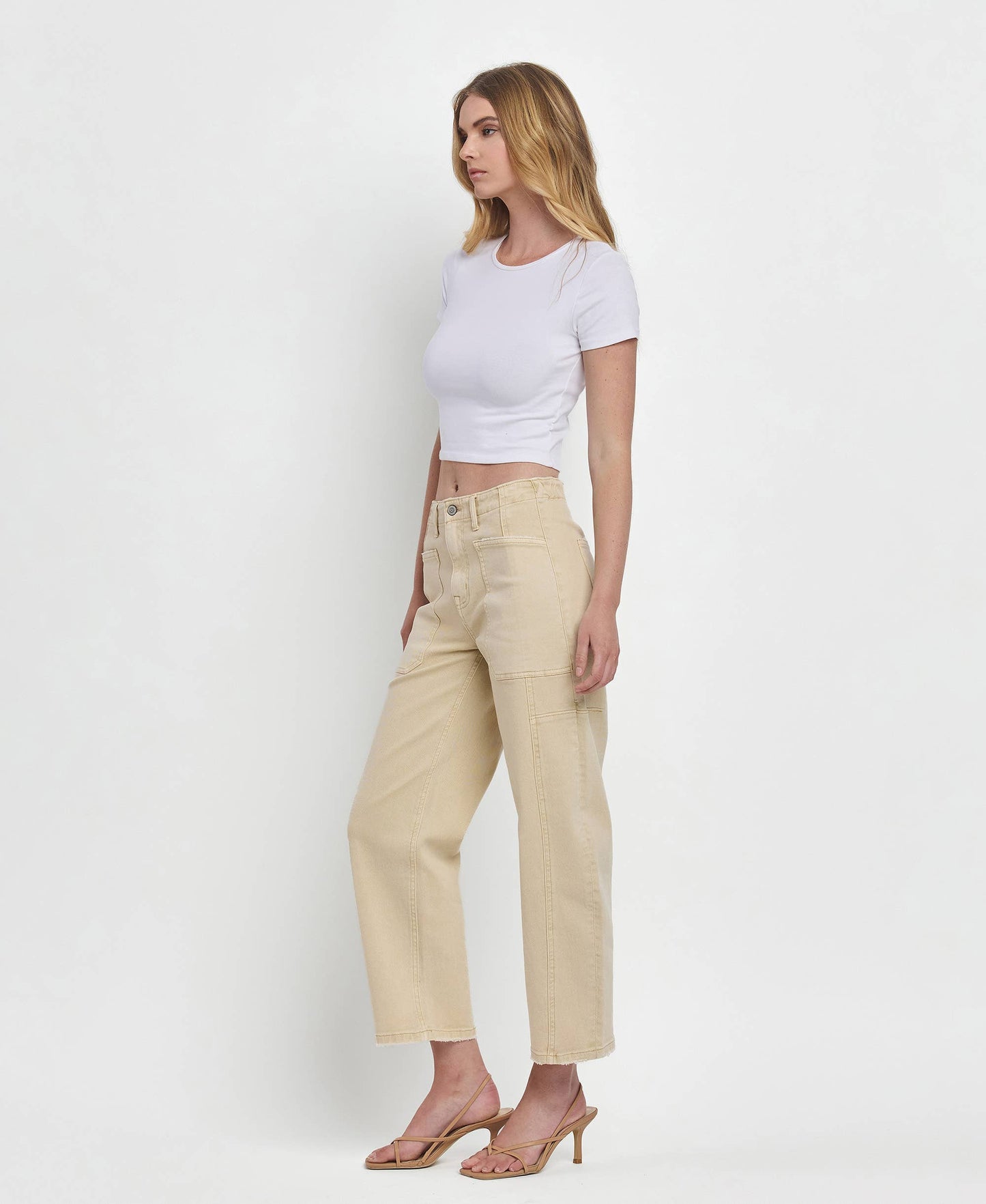 SUPER HIGH RISE BARREL JEANS F5831VBG