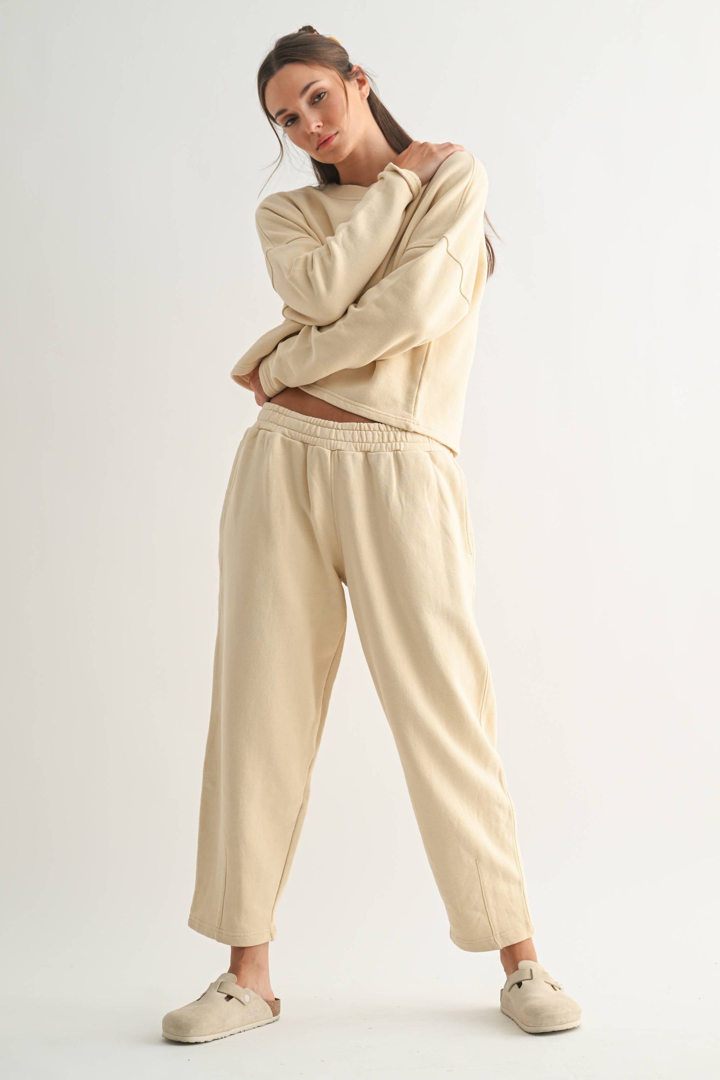 Malibu Air Cropped Cotton Sweater