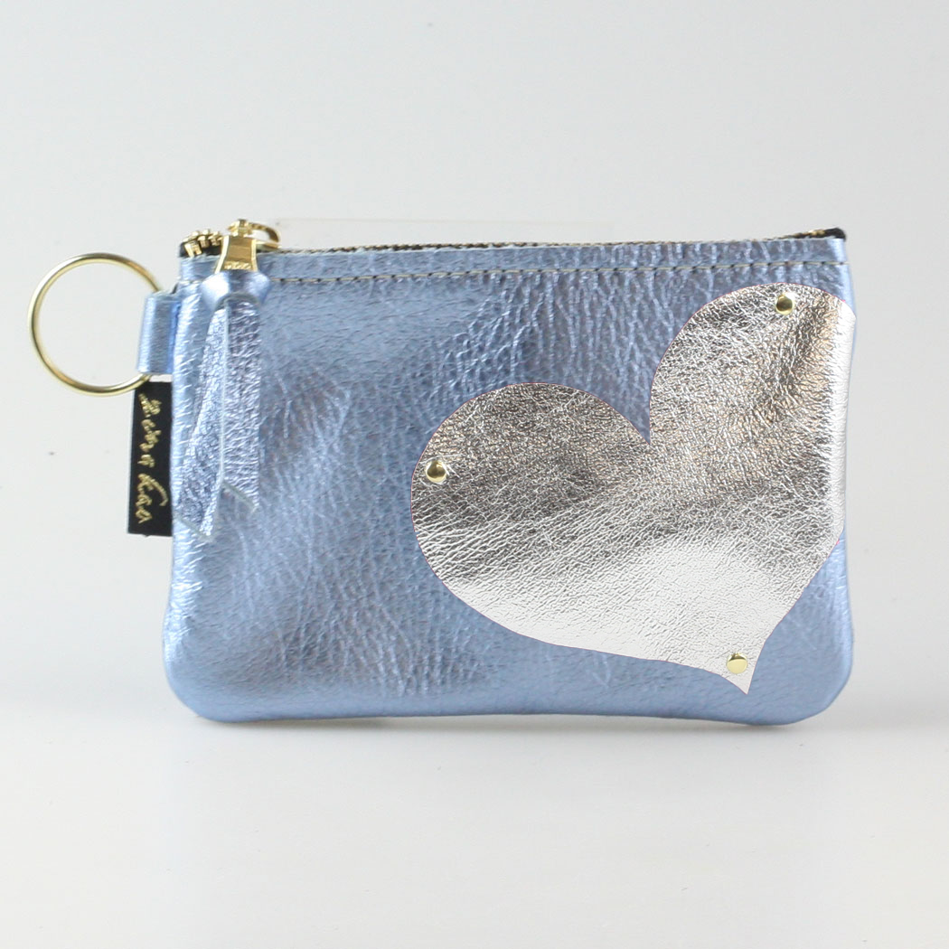 The Kara Wallet: Side Heart Applique