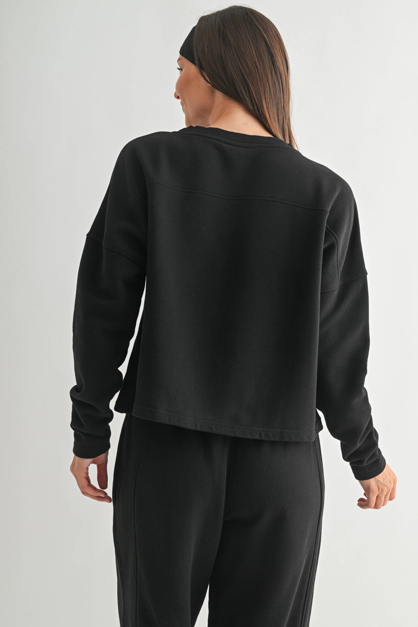 Malibu Air Cropped Cotton Sweater