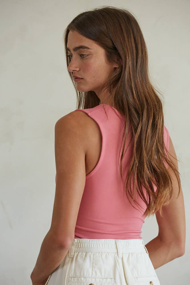 S1187N | Double Layered Seamless Top