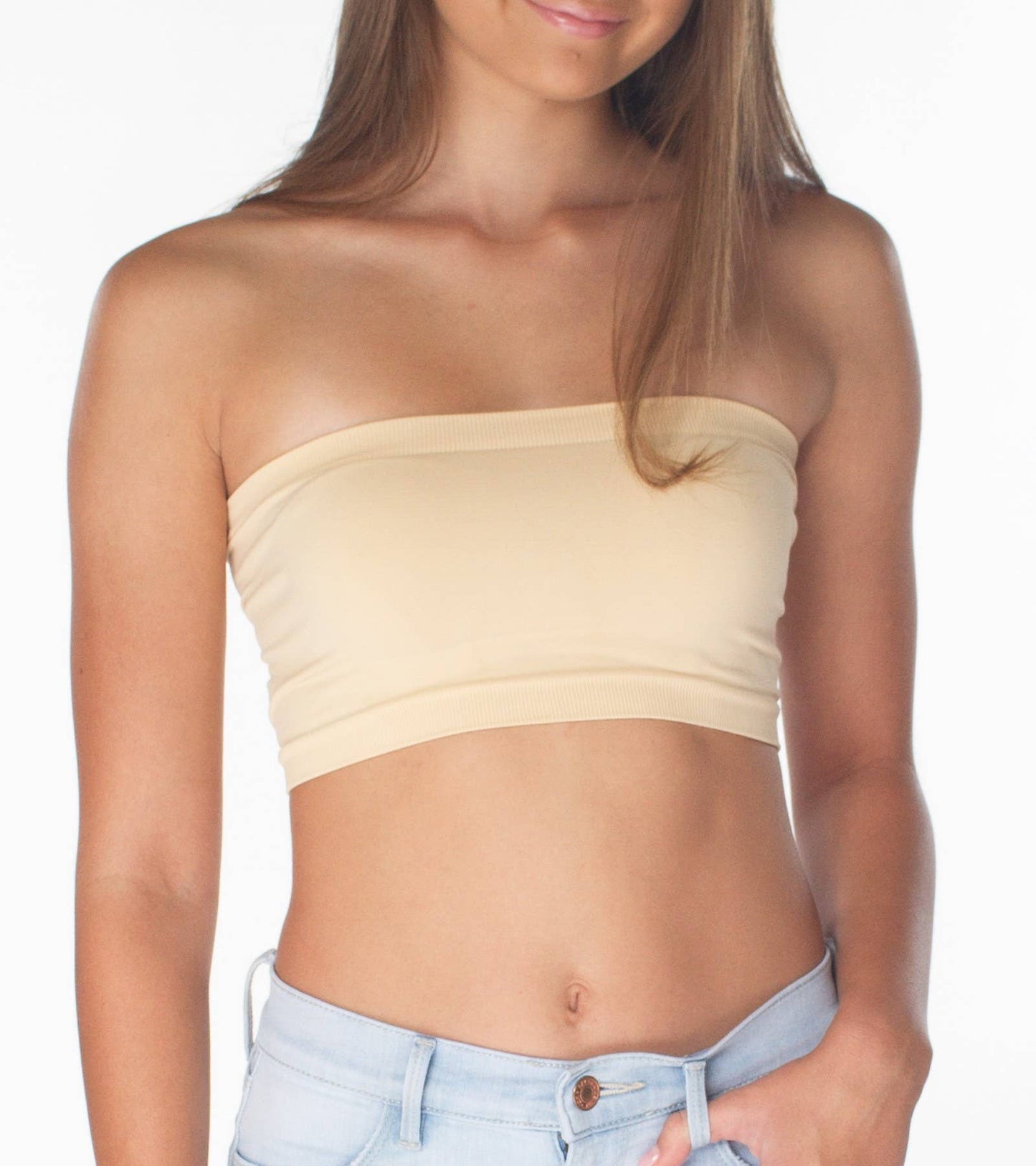 Seamless Bandeau Top Junior/Women's One Size - 15 COLORS!