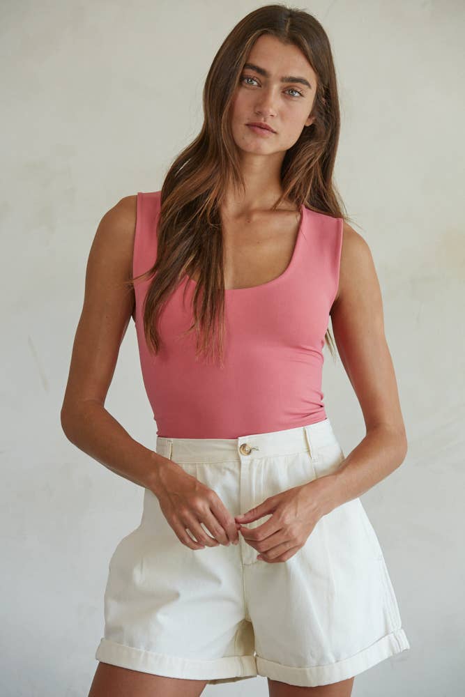 S1187N | Double Layered Seamless Top