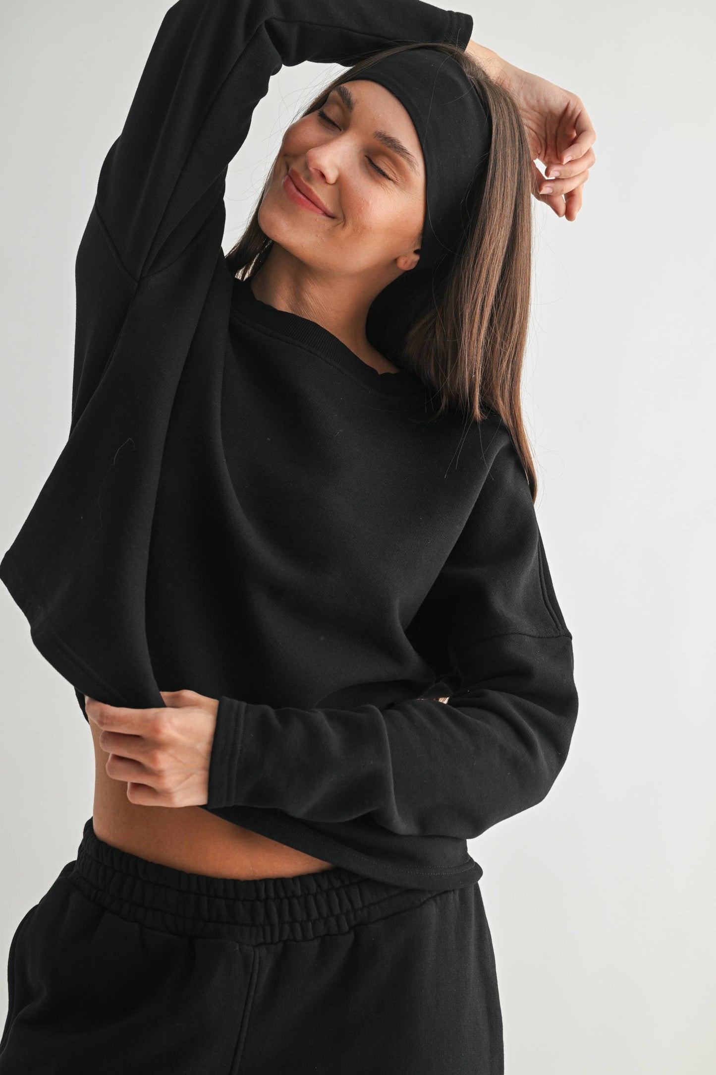 Malibu Air Cropped Cotton Sweater