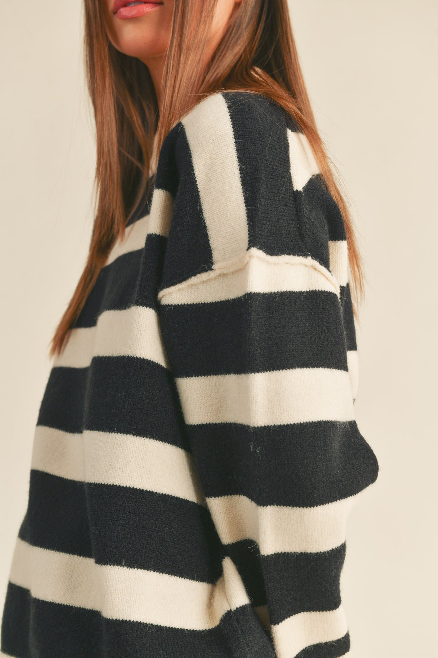 Color Block Sweater Top