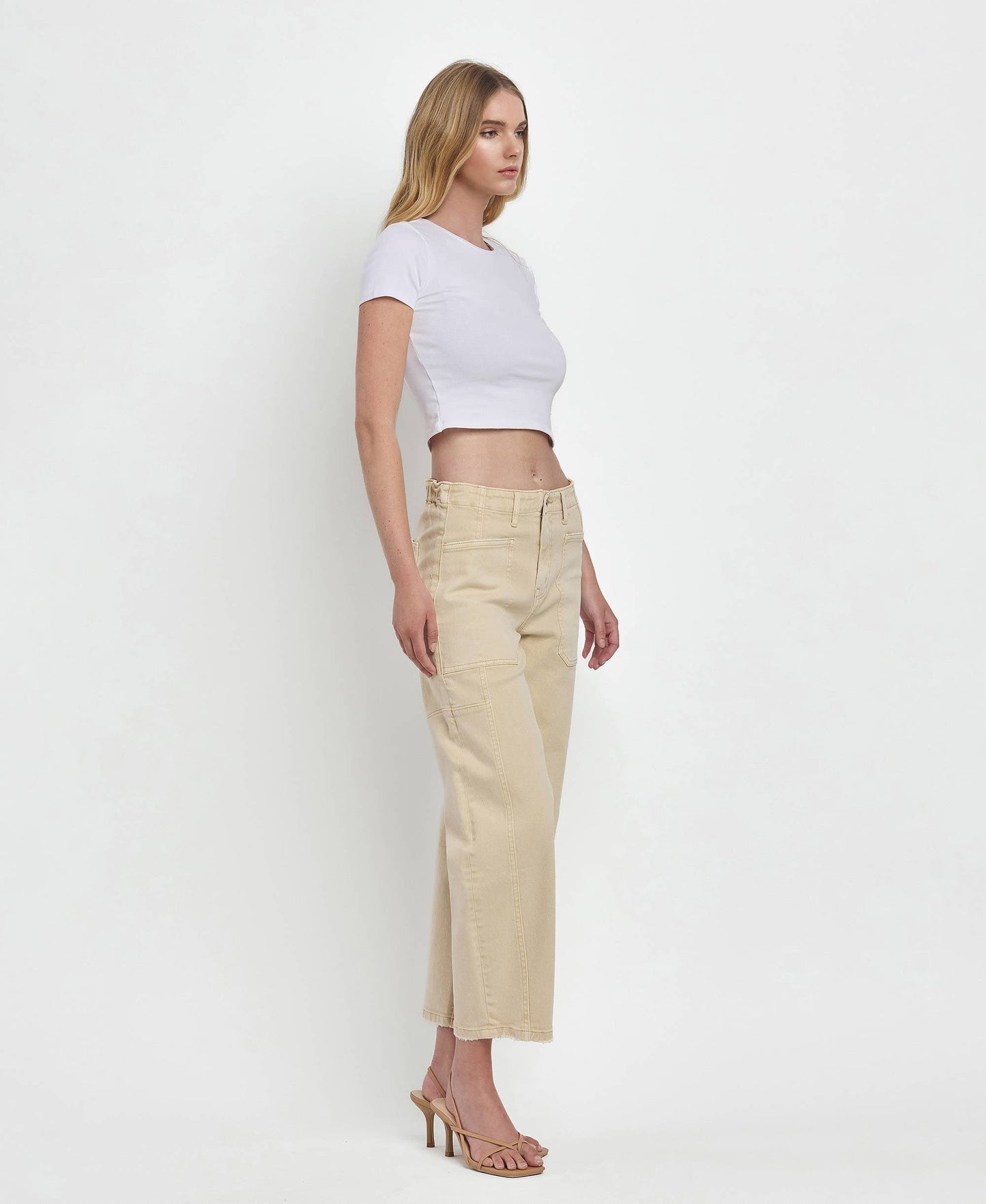 SUPER HIGH RISE BARREL JEANS F5831VBG