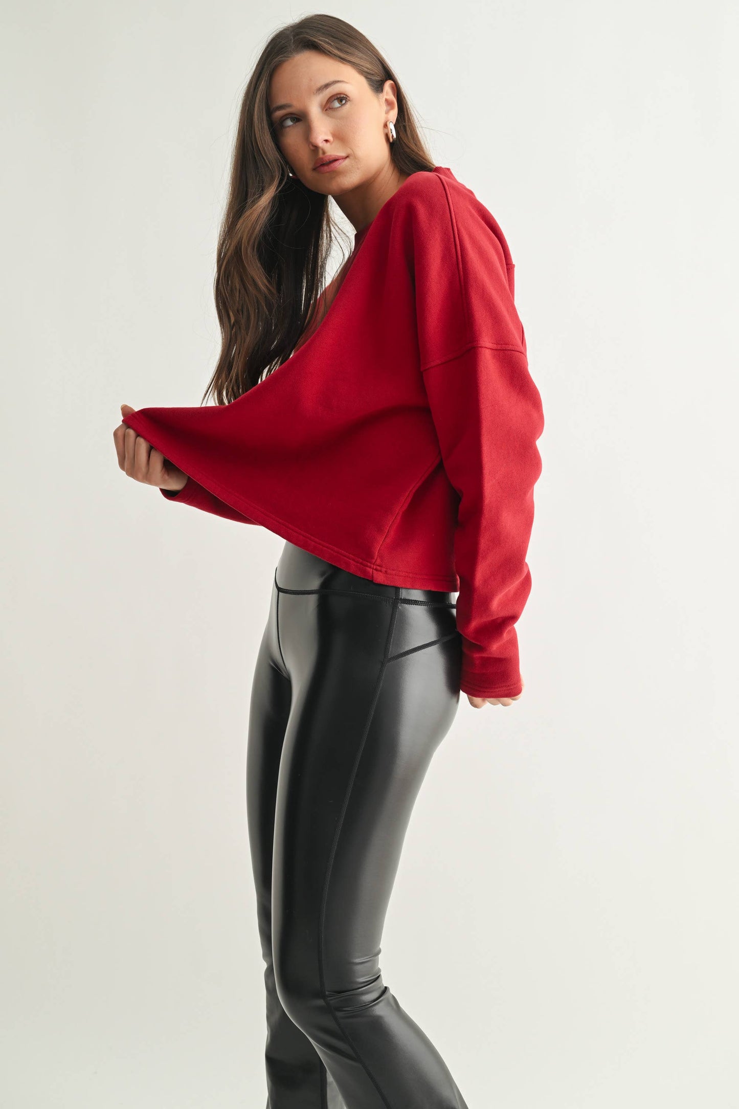 Malibu Air Cropped Cotton Sweater