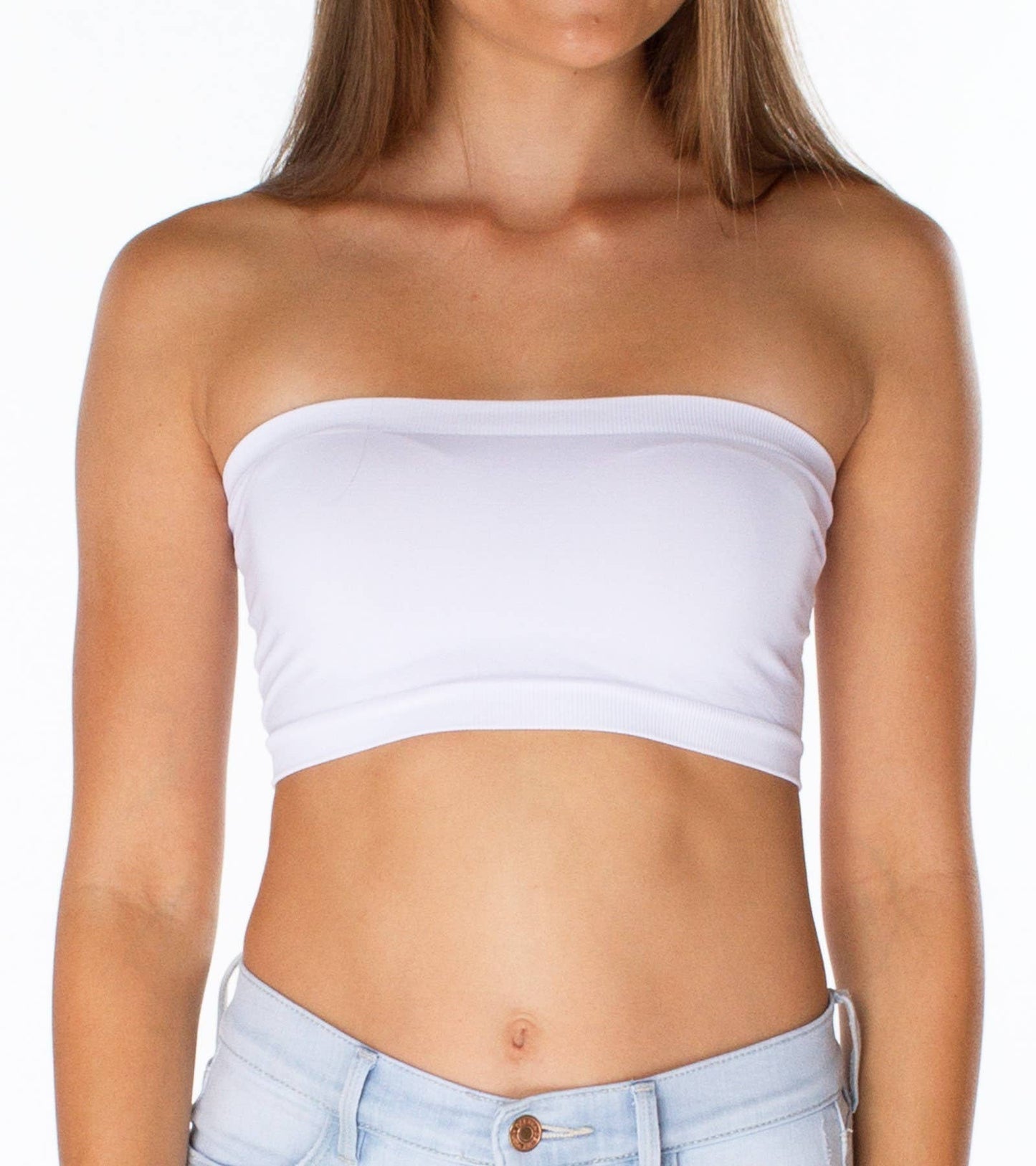 Seamless Bandeau Top Junior/Women's One Size - 15 COLORS!