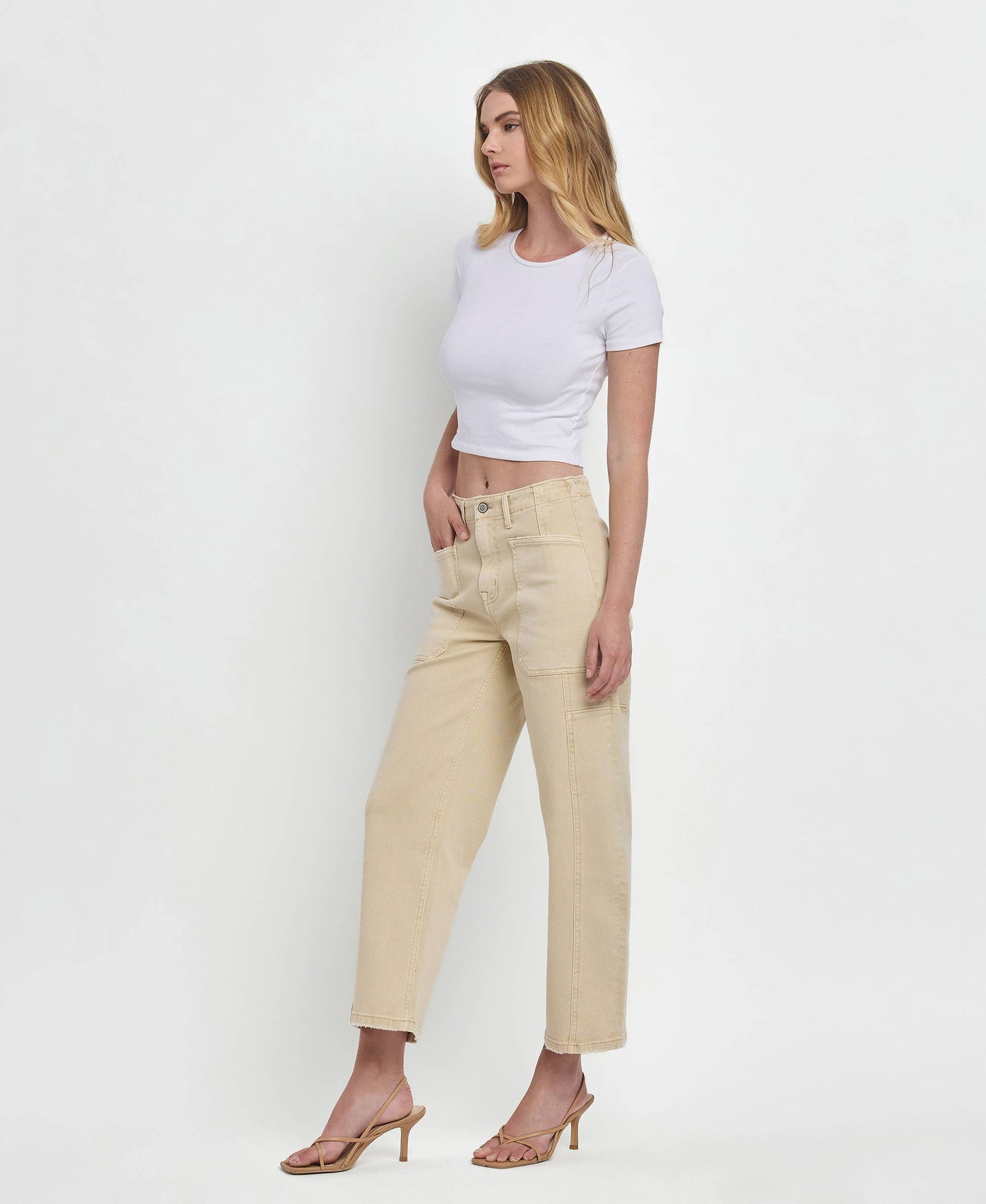 SUPER HIGH RISE BARREL JEANS F5831VBG
