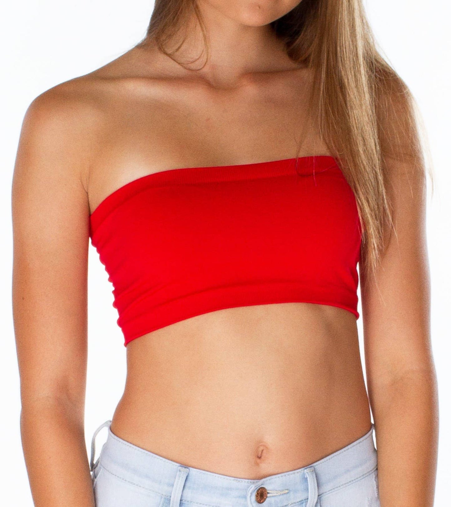 Seamless Bandeau Top Junior/Women's One Size - 15 COLORS!