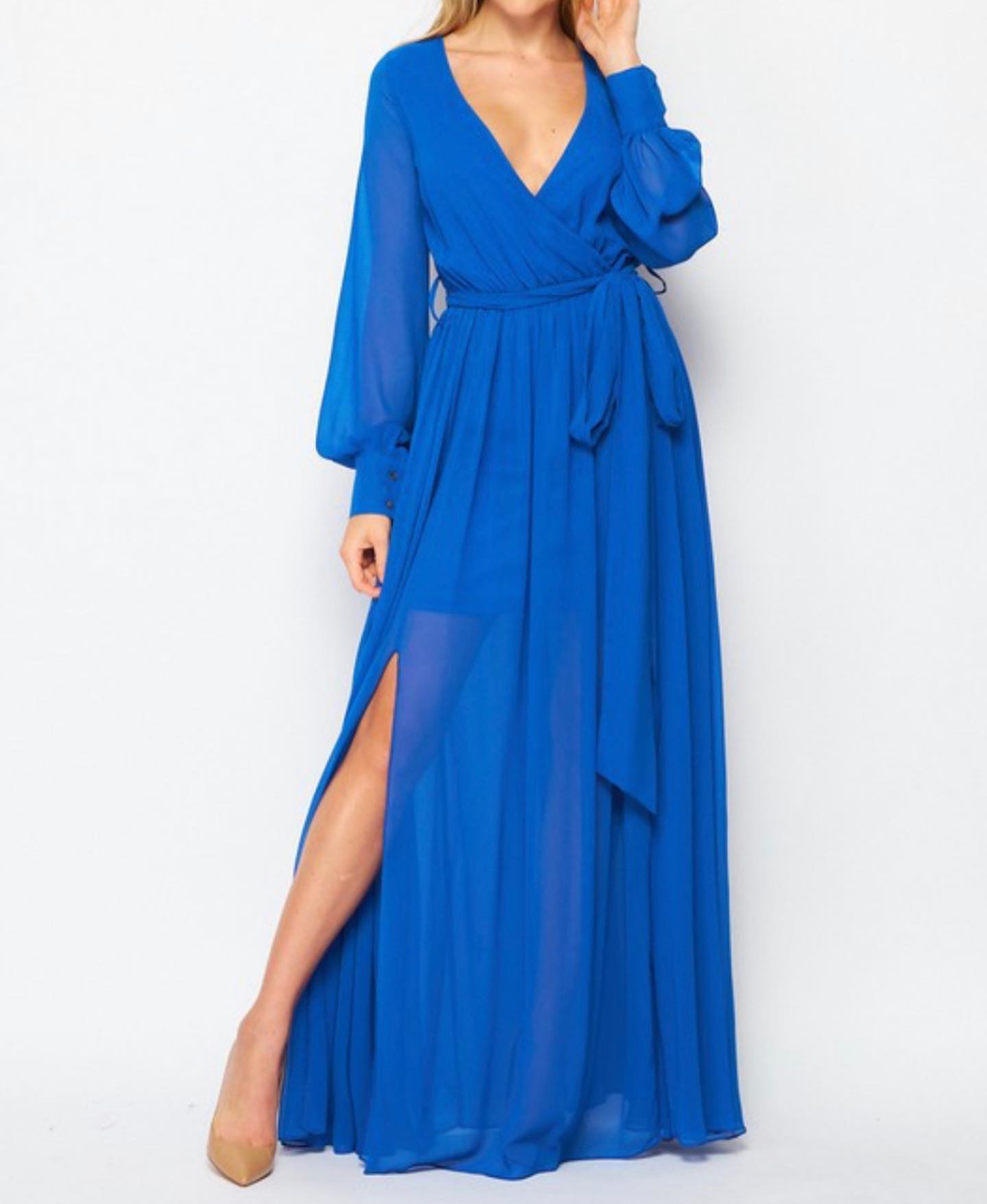Royal Blue Maxi Dress