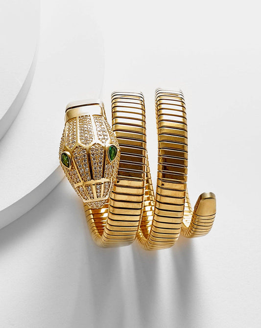 Kayle Snake Flexible Wraparound  Bracelet