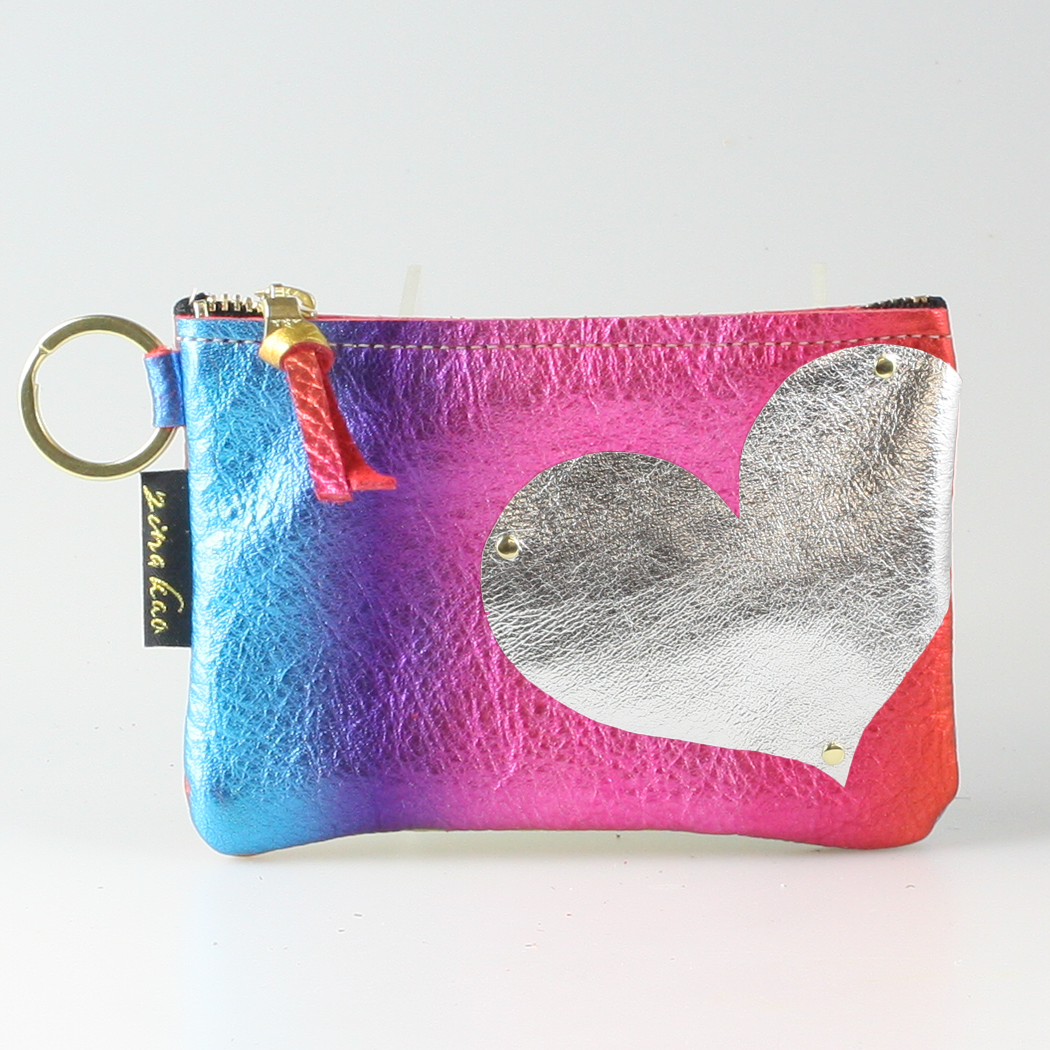 The Kara Wallet: Side Heart Applique