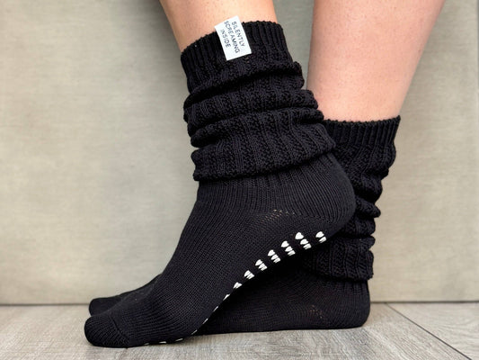 Silently Screaming Inside Slouch Sock