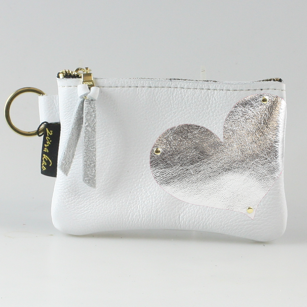 The Kara Wallet: Side Heart Applique