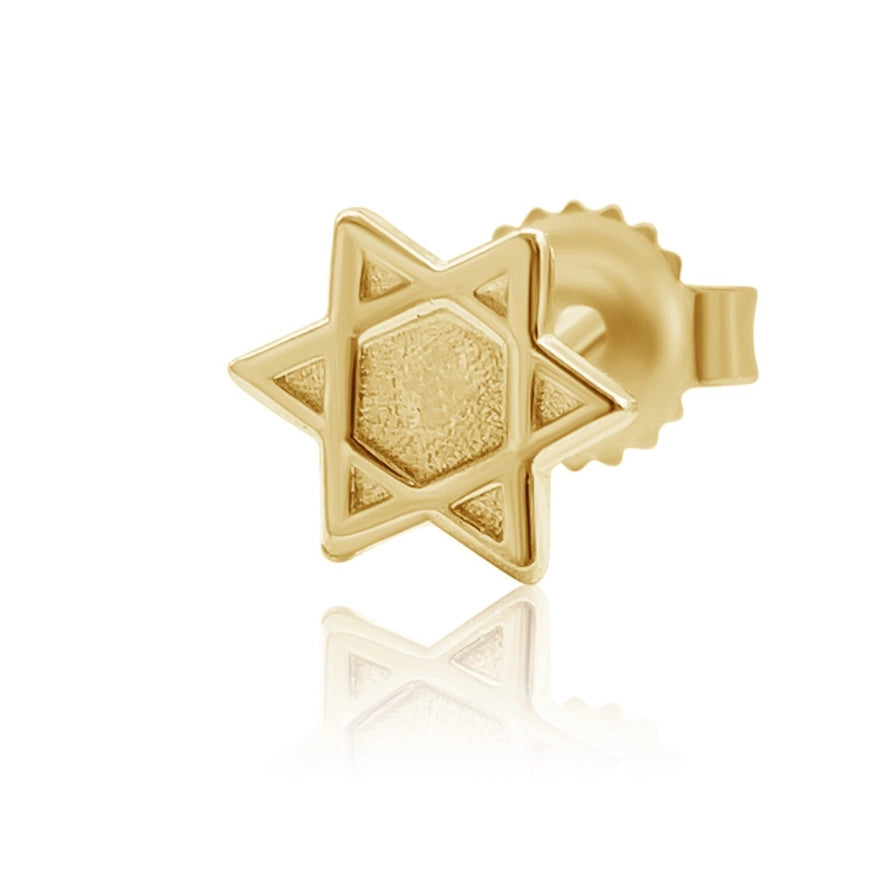 14K Gold Single Earrings
