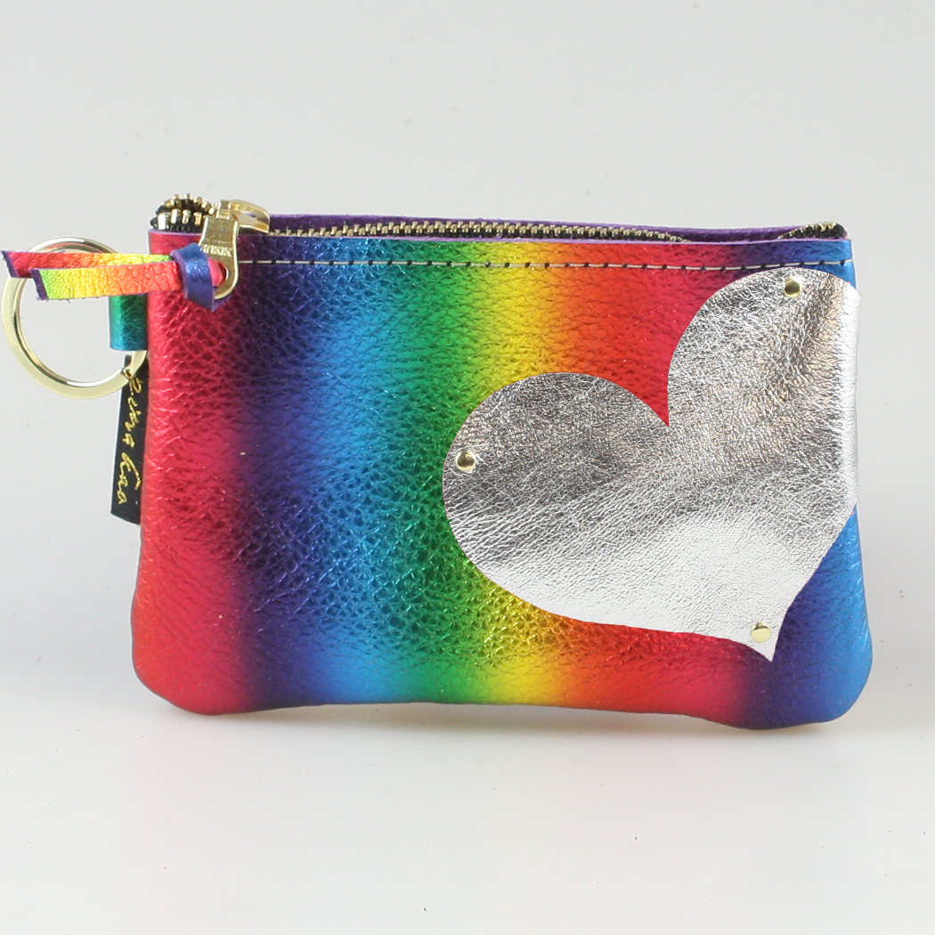 The Kara Wallet: Side Heart Applique