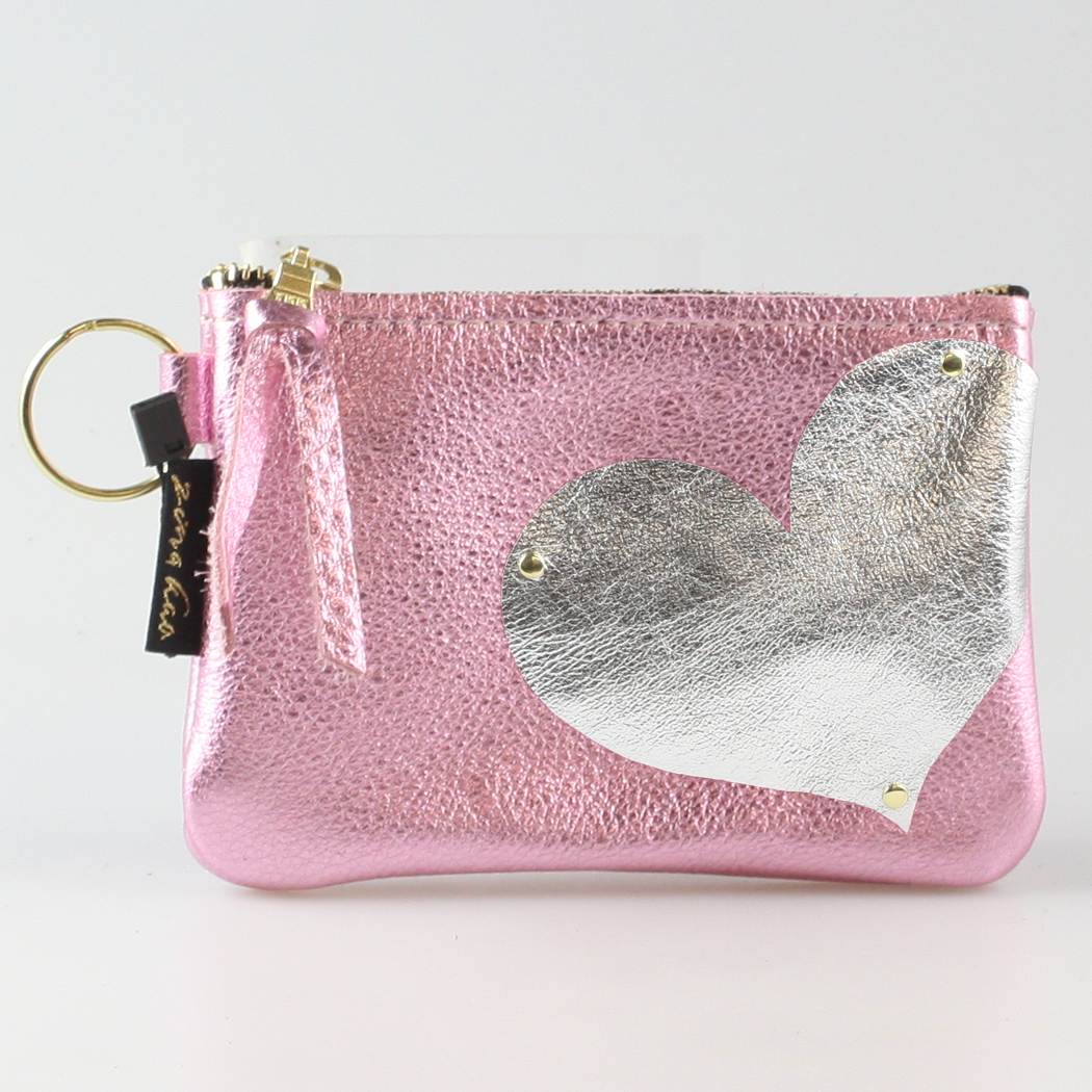 The Kara Wallet: Side Heart Applique